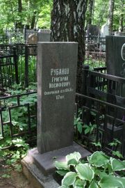 Рубанов Григорий Иосифович, Москва, Востряковское кладбище
