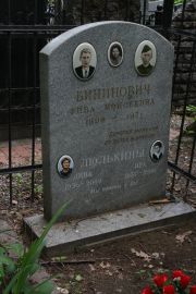 Бининович Рива Моисеевна, Москва, Востряковское кладбище