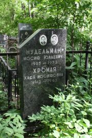 Хромая Хася Иосифовна, Москва, Востряковское кладбище