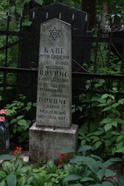 Прупис Хана Юдовна, Москва, Востряковское кладбище