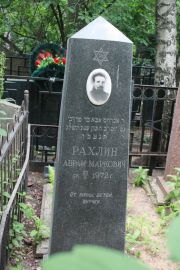 Рахлин Абрам Маркович, Москва, Востряковское кладбище