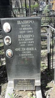 Федюнина Лидия Ефимовна, Москва, Востряковское кладбище
