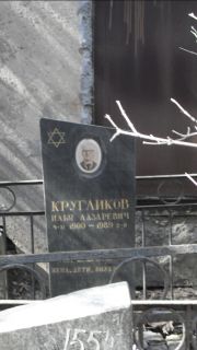 Кругликов Илья Лазаревич, Москва, Востряковское кладбище