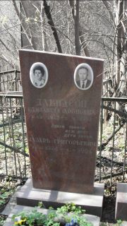 Давидсон Лазарь Григорьевич, Москва, Востряковское кладбище