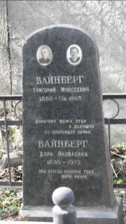 Вайнберг Дора Яковлевна, Москва, Востряковское кладбище
