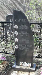 Фарбер Чарна Янкелевна, Москва, Востряковское кладбище