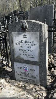 Клейман Янкель Симхович, Москва, Востряковское кладбище