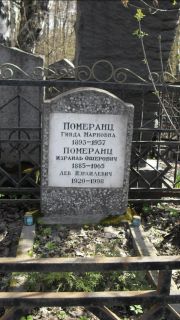 Померанц Гинда Марковна, Москва, Востряковское кладбище