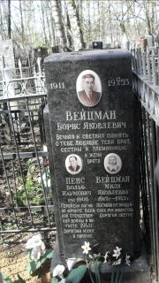 Вейцман Борис Яковлевич, Москва, Востряковское кладбище