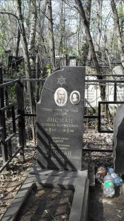 Зисман Шевель Борухович, Москва, Востряковское кладбище