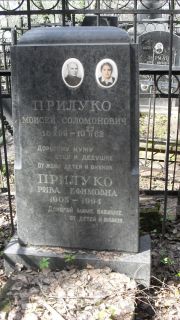 Прилуко Моисей Соломонович, Москва, Востряковское кладбище