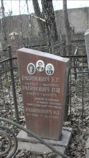 Рабинович Е. Г., Москва, Востряковское кладбище