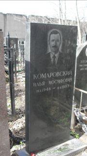 Комаровский Илья Иосифович, Москва, Востряковское кладбище