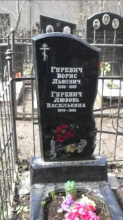 Гуревич Борис Львович, Москва, Востряковское кладбище