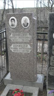 Шницер Берта Марковна, Москва, Востряковское кладбище