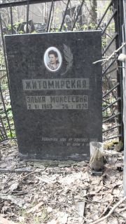 Житомирская Элька Моисеевна, Москва, Востряковское кладбище