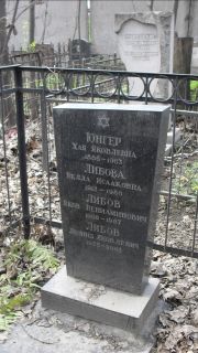 Юнгер Хая Яковлевна, Москва, Востряковское кладбище