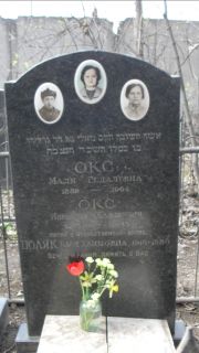 Окс Маля Гедалевна, Москва, Востряковское кладбище