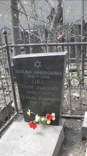 Окс Наталья Афанасьевна, Москва, Востряковское кладбище