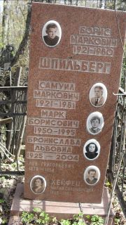 Шпильберг Борис Маркович, Москва, Востряковское кладбище