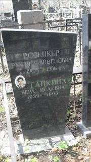 Розенкер Рухля Файвелевна, Москва, Востряковское кладбище