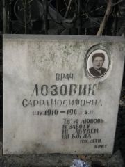 Лозовик Сарра Иосифовна, Москва, Востряковское кладбище