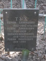 Тух Абрам Хананович, Москва, Востряковское кладбище