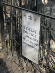 Гуревич Сара-Раиха Давыдовна, Москва, Востряковское кладбище