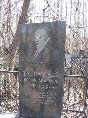 Тарнавский Иосиф Аронович, Москва, Востряковское кладбище