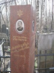 Липовецкая Гольда Янкелевна, Москва, Востряковское кладбище