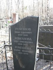 Романова Анна Григорьевна, Москва, Востряковское кладбище