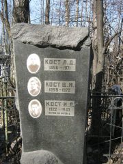 Кост Л. Д., Москва, Востряковское кладбище