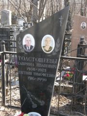 Толстошеева Евгения Тимофеевна, Москва, Востряковское кладбище