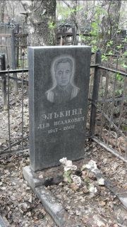 Элькинд Лев Исаакович, Москва, Востряковское кладбище