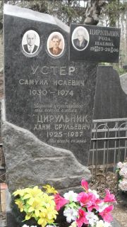 Устер Самуил Исаевич, Москва, Востряковское кладбище