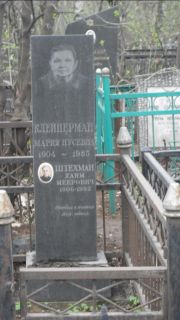 Штехман Хаим Меерович, Москва, Востряковское кладбище