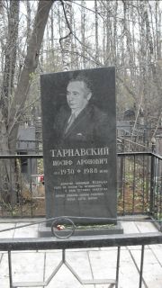 Тарнавский Иосиф Аронович, Москва, Востряковское кладбище
