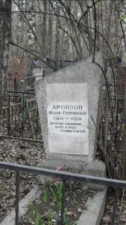 Аронзон Исаак Генрихович, Москва, Востряковское кладбище