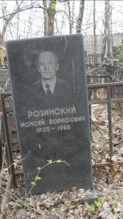 Розинский Моисей Борисович, Москва, Востряковское кладбище