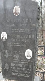 Бронштейн Ида Израилевна, Москва, Востряковское кладбище