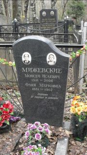 Мижевский Моисей Исаевич, Москва, Востряковское кладбище