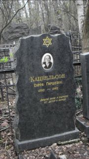 Кацнельсон Сарра Гиршевна, Москва, Востряковское кладбище