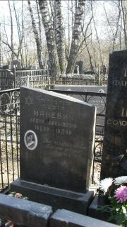 Маневич Елена Давыдовна, Москва, Востряковское кладбище