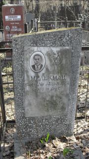 Милекман Израиль Абрамович, Москва, Востряковское кладбище