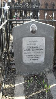 Шульман Любовь Самуиловна, Москва, Востряковское кладбище