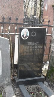Гинзбург Гирш Хононович, Москва, Востряковское кладбище