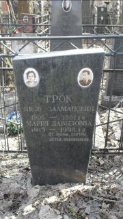 Трок Яков Залманович, Москва, Востряковское кладбище