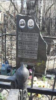 Рабовская Ревекка Марковна, Москва, Востряковское кладбище