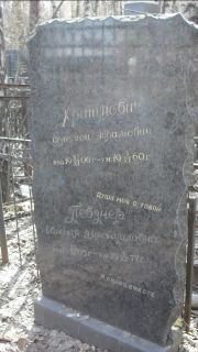 Певзнер Евгения Эммануиловна, Москва, Востряковское кладбище