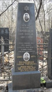 Бродецкий Марк Аронович, Москва, Востряковское кладбище